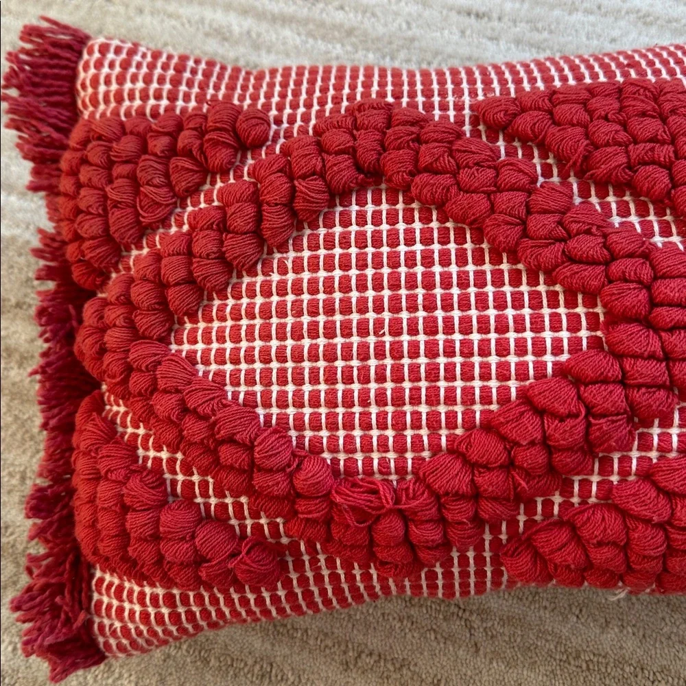 Opalhouse Orange Diamond Skinny Lumbar Throw Pillow